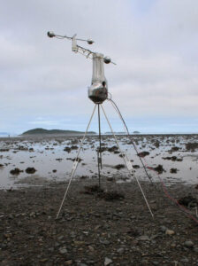 Pascal Dufaux, Probe at Low Tide, 2014,digital photograph on fabric paper. Courtesy of the artist